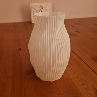 verdrehte vase by minajosa generativ 3d modell my kunst tasse 3d print model - Mito3D