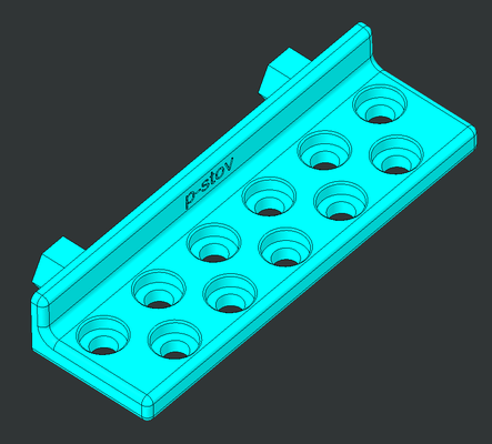 hsw agulha arquivo suporte by p stov ferramentas mão acessórios 3d impressora bandeja prateleira 3d print model - Mito3D