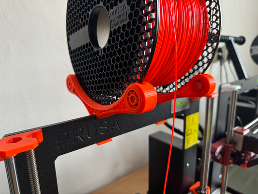 prusa mk3 1 2 kg filament halter unterstützung by abonnieren 3d drucker teile i3 2kg spulenhalter lager 3d print model - Mito3D