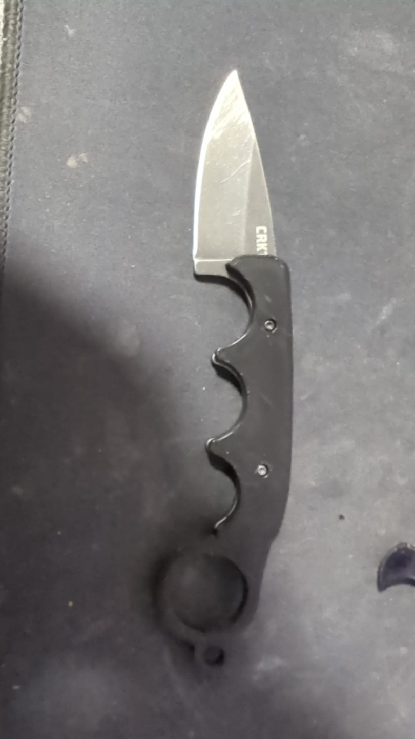 crkt cr2384k + karambit delik yeniden karıştırılmış by burger araçlar el bıçak kılıf durum kavrama 3D print model - Mito3D