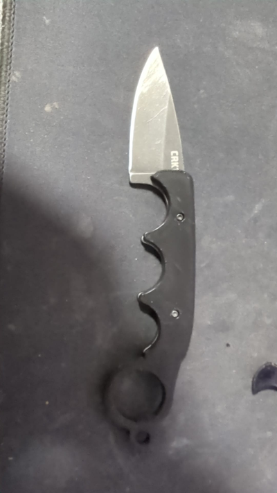 crkt cr2384k + karambit buco remixato by è hamburger utensili mano coltello fondina astuccio guaina presa 3d print model - Mito3D