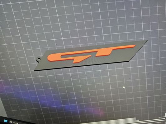 kia gt logo by cellynjoh mode modèles schlsselanhaenger porte clés auto boite lumière 3d print model - Mito3D