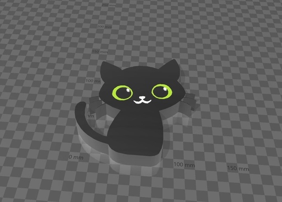 cat multi color modifier by oliver1071 art signs & logos 3d print model - Mito3D