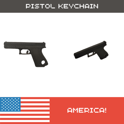 glock llavero by gabriele suardi 3d impresora accesorios pistola americano libertad 3d print model - Mito3D