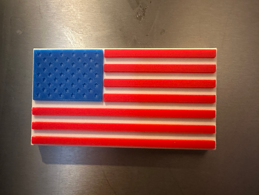 americano bandeira magnético by mikehurst81 casa decoração 3d print model - Mito3D