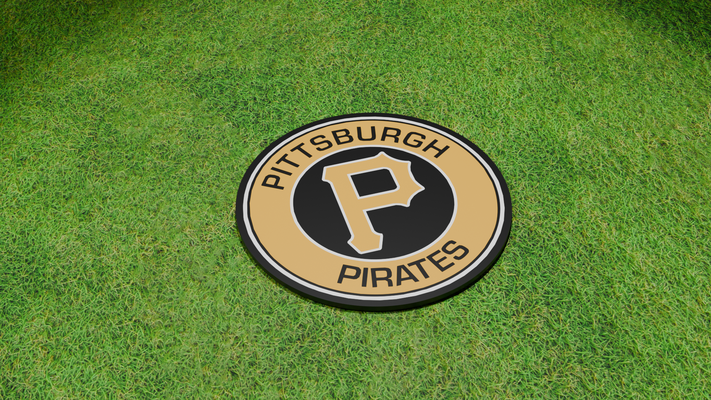 pittsburgh pirates coaster by miker73 household decor baseball coasters 3d print model - Mito3D