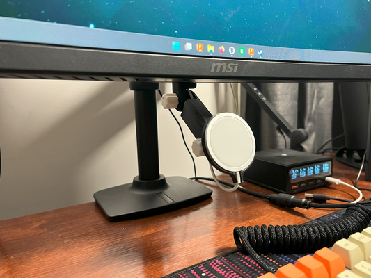 magsafe monitor arm mount by neebick hobby & diy electronics iphone standing desk charger 3d print model - Mito3D