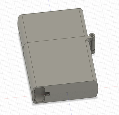 zippo leve caso bainha arco inserir remixado by barulho ferramentas caixa isqueiro 3d print model - Mito3D