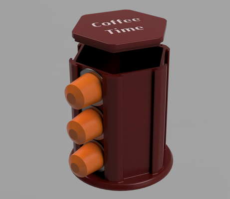 nespresso kapsül kulp destek by bc tasarımlar ev halkı ofis kahve 3d print model - Mito3D