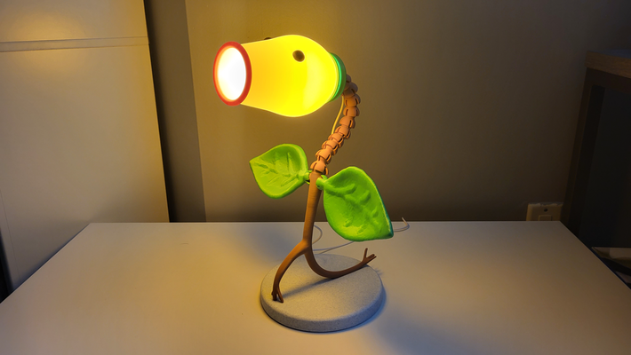 bellsprout lampe led kit 001 by savagelau haushalt dekor pokémon licht zubehörteil kunst laterne block nachtlicht schreibtisch lampensatz deko dekorationen 3d print model - Mito3D