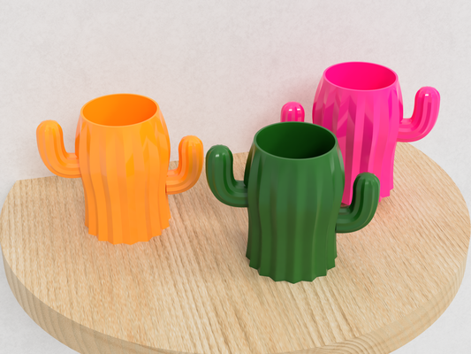 kaktus stift halter unterstützung by valeria momo mattia haushalt büro dekor stifthalter pflanze container schreibtisch zubehör zubehörteil zuhause haus vase 3d print model - Mito3D