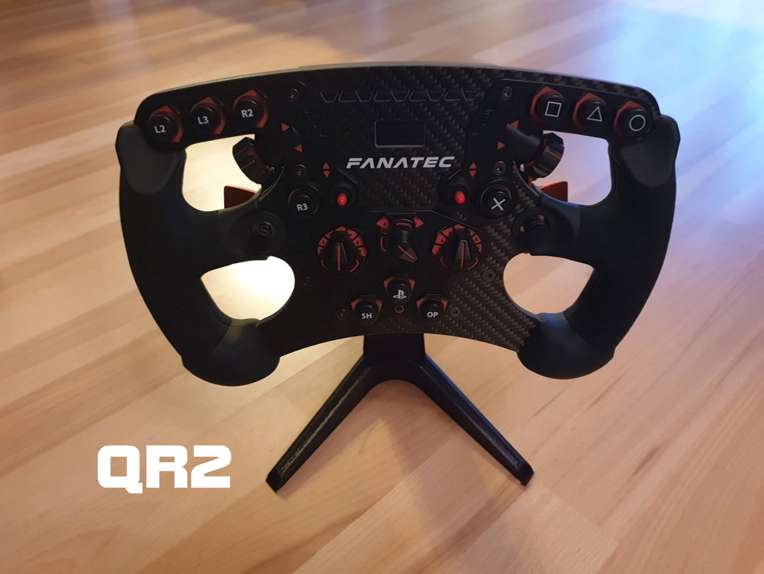 fanatec wheel stand qr2 quick release mount 2023 remixed by smashd tools gadgets fanateccslelite fanatecqr2 fanatecwheelmount qr2mount wheelstand 3D print model - Mito3D