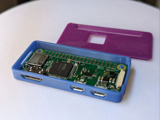 raspberry pi zero w slim case by ohsnap hobby & diy electronics rasp 3d print model - Mito3D