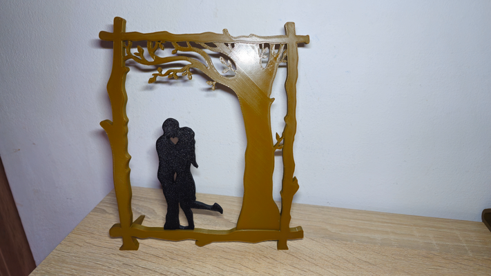 valentin silhouette by lvcas cz art 2d saint l'amour 2024 3d print model - Mito3D