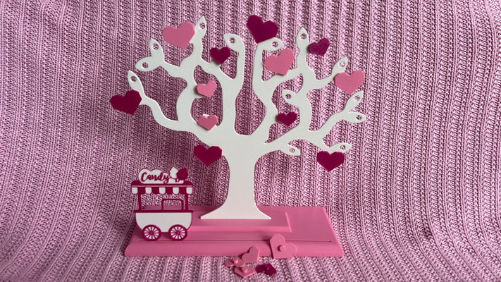 valentinstag baum by amalthea haushalt dekor valentinsgrußgeschenk geschenk dekoration niedlich süßigkeiten herz vogel 3d print model - Mito3D