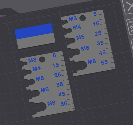 schraube nuss messung spur karte metrisch by marcusmxk werkzeuge messen werkzeug mehrfarbig easyprint messgerät schraubenlehre 3d print model - Mito3D