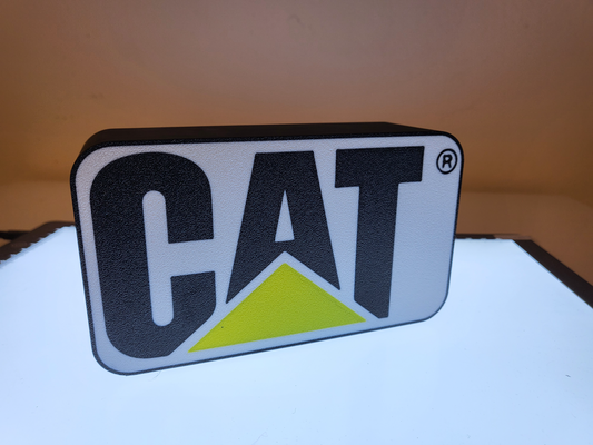 luce scatola gatto bruco logo by renostav37 arte segni loghi escavatore caricatore ams 3d print model - Mito3D