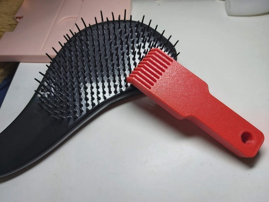 hairbrush cleaning rake by marcusmxk household house models tool cleaner 3d print model - Mito3D