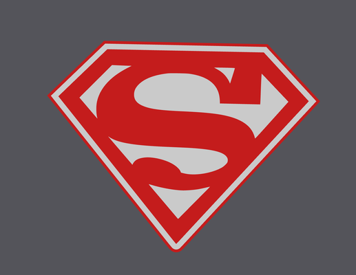 superman lighbox by cruse2382 art signs & logos dc 3d print model - Mito3D
