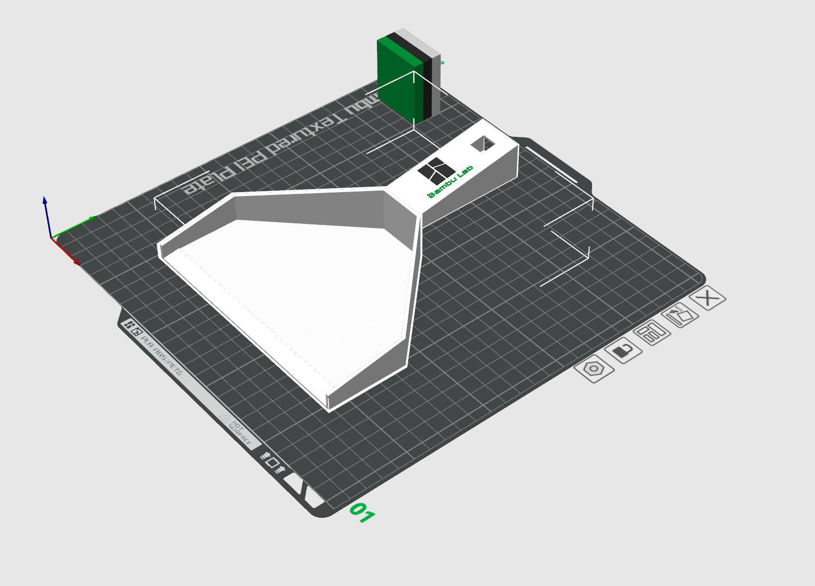 bambulab poly schaufel by prdak27 haushalt garten lowpoly reinigung staub besen 3D print model - Mito3D