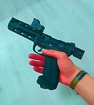 aap01 ricarica pomello maniglia by akhto disegni passatempo fai sport all'aperto aap azione esercito pistola cyberpunk john stoppino airsoft fakegun militare scifi scienza finzione 3d print model - Mito3D