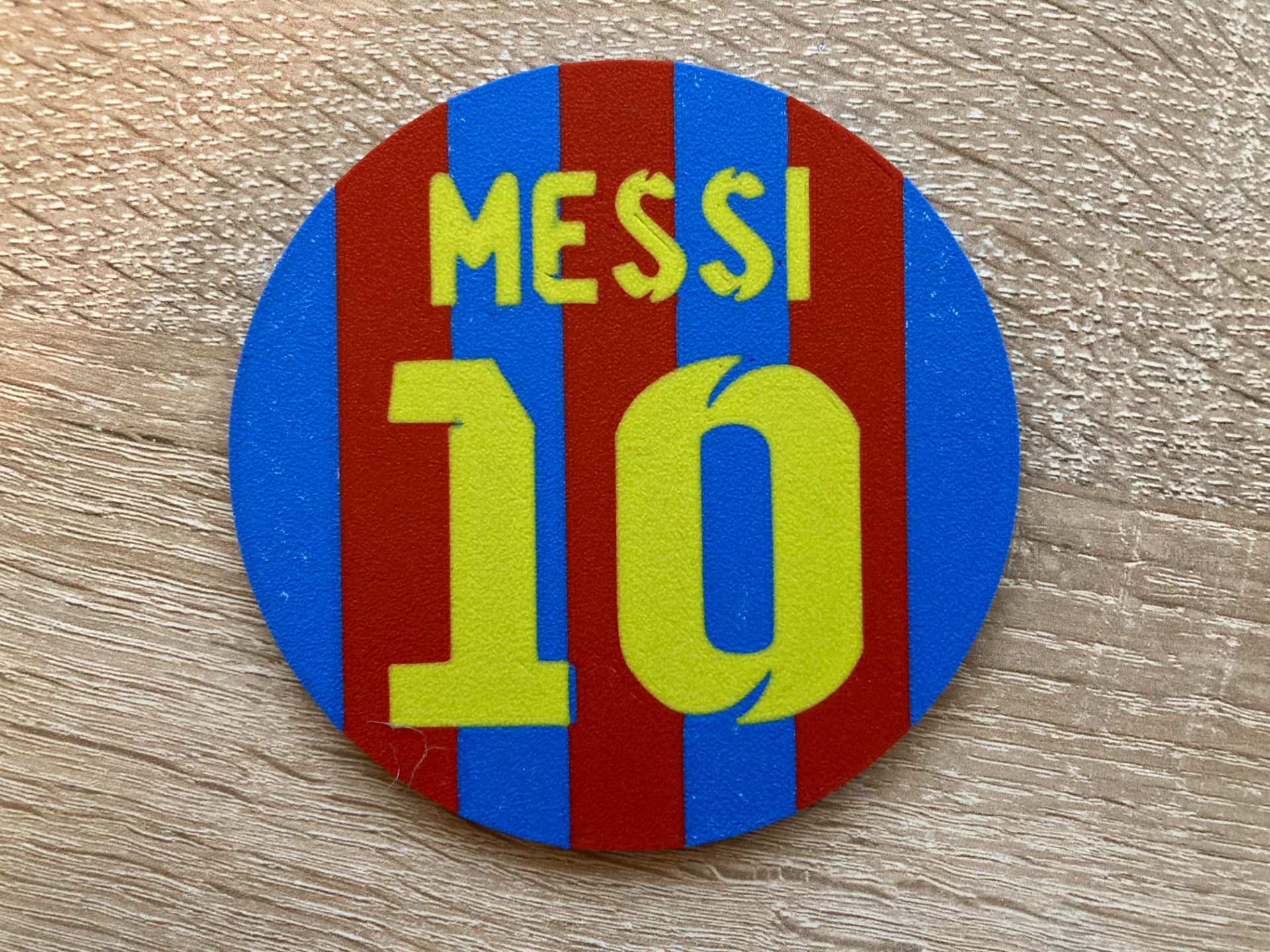 lionel messi barcelona montanha russa by yakubhroch arte sinais logotipos 3D print model - Mito3D