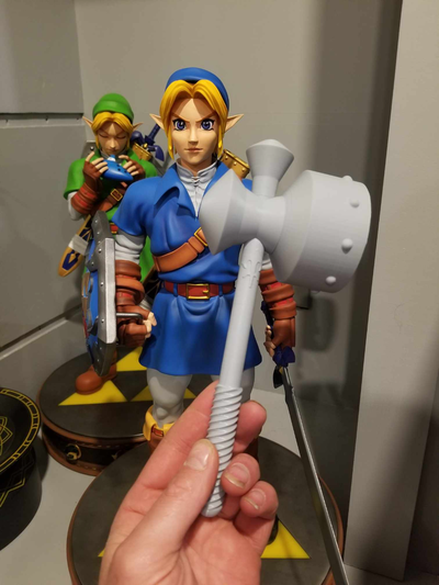 zelda megaton çekiç by ashandrose sahne cosplays kopya silah ocarina of zaman oyunlar kostüm oyunu bağlantı 3d print model - Mito3D