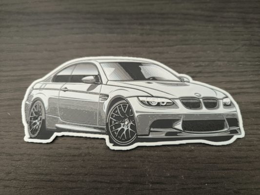 bmw e92 m3 hueforge by hunterabcz art 2d vehicle car 3d print model - Mito3D