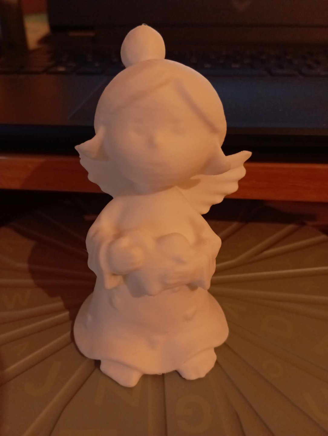 melek kalp by kusaldavid ev halkı dekor noel dekorasyon heykel şekil vermek 3D print model - Mito3D