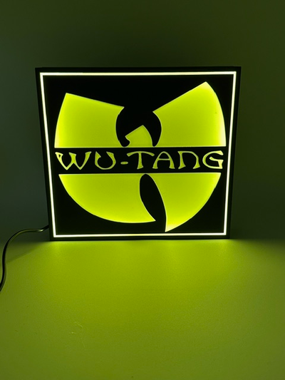 wu tang ışık by eski itfaiye binası sanat işaretler logolar 3d print model - Mito3D