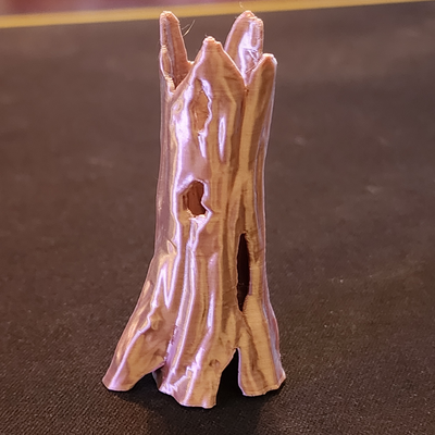 roto árbol maletero terreno paisaje duro by gatosmgee arte esculturas acuario pez tanque pecera miniatura iniciar sesión tocón camarón freír esconder 3d print model - Mito3D