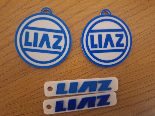 liaz chaveiro linha reta p v ek igual by decretodo arte sinais logotipos skoda skodaliaz liazskoda chave acessórios acessório etiqueta logotipo 3d print model - Mito3D