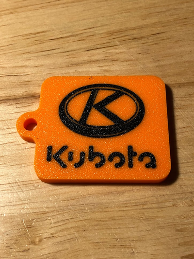 kubota chiave catena by vagare passatempo fai veicoli imbrogliare trattore 3d print model - Mito3D