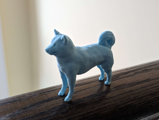 shiba inu köpek by hubuki sanat heykeller bok doggo yavrusu 3d print model - Mito3D