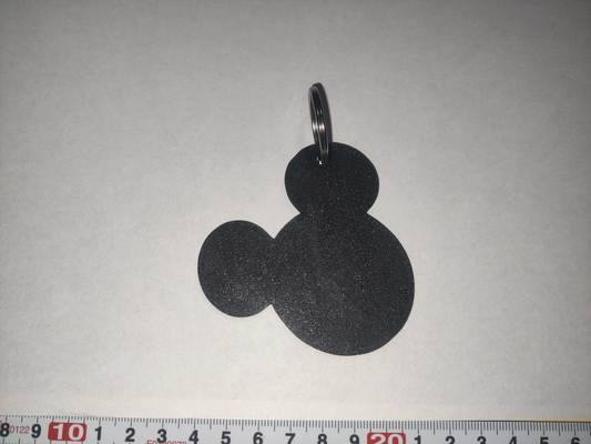 mickey maus schlüsselbund by kolber kunst zeichen logos mickey disney schlüssel zubehör 3d print model - Mito3D