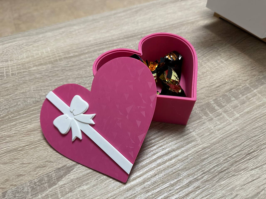 kalp kutu by kırağı print3d ev halkı dekor san valentin sanvalentin corazon caja aşk aşk hediye 3d print model - Mito3D