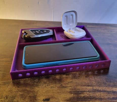 organizzatore telefono chiave by dennisv utensili organizzatori maneggevole cassetto guscio schale 3d print model - Mito3D