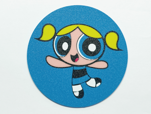 bolhas powerpuff meninas montanha russa by xamã casa decoração 3d print model - Mito3D