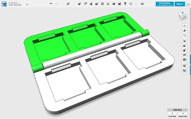 3ds cartouche titulaire soutien petit by laurite outils gadgets 3dsxl new3dsxl newnintendo3dsxl nintendo nintendo3ds nintendocartouche nintendods 3d print model - Mito3D