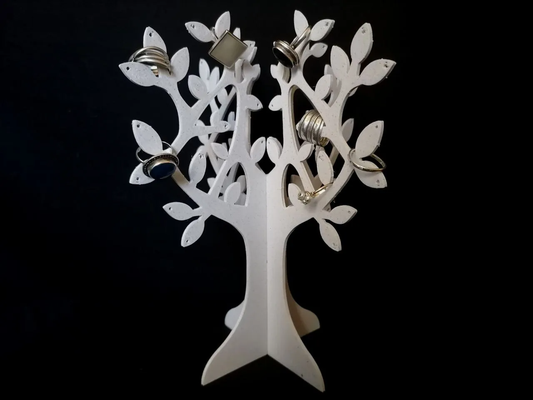 arbre anneaux bijoux titulaire soutien by camillabertrand ménage décor accessoires 3d print model - Mito3D