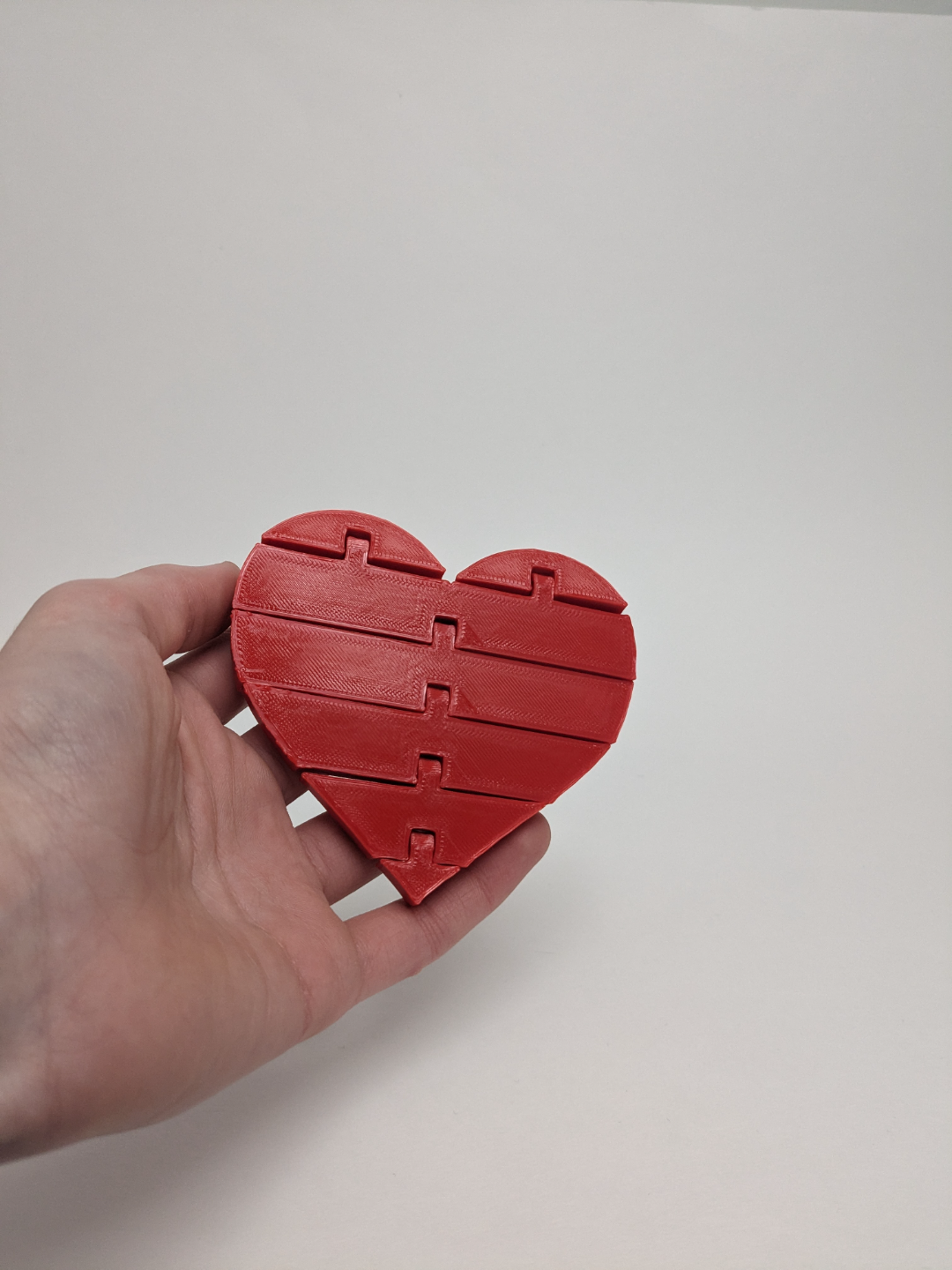 drucken ort artikuliert herz flexi by zammer 3d spielzeuge spiele valentinstag 3D print model - Mito3D