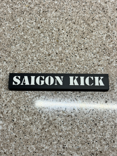 saigon kick band sign remixed by davglass art signs & logos rock metal 80snostalgia 90snostalgia 3d print model - Mito3D