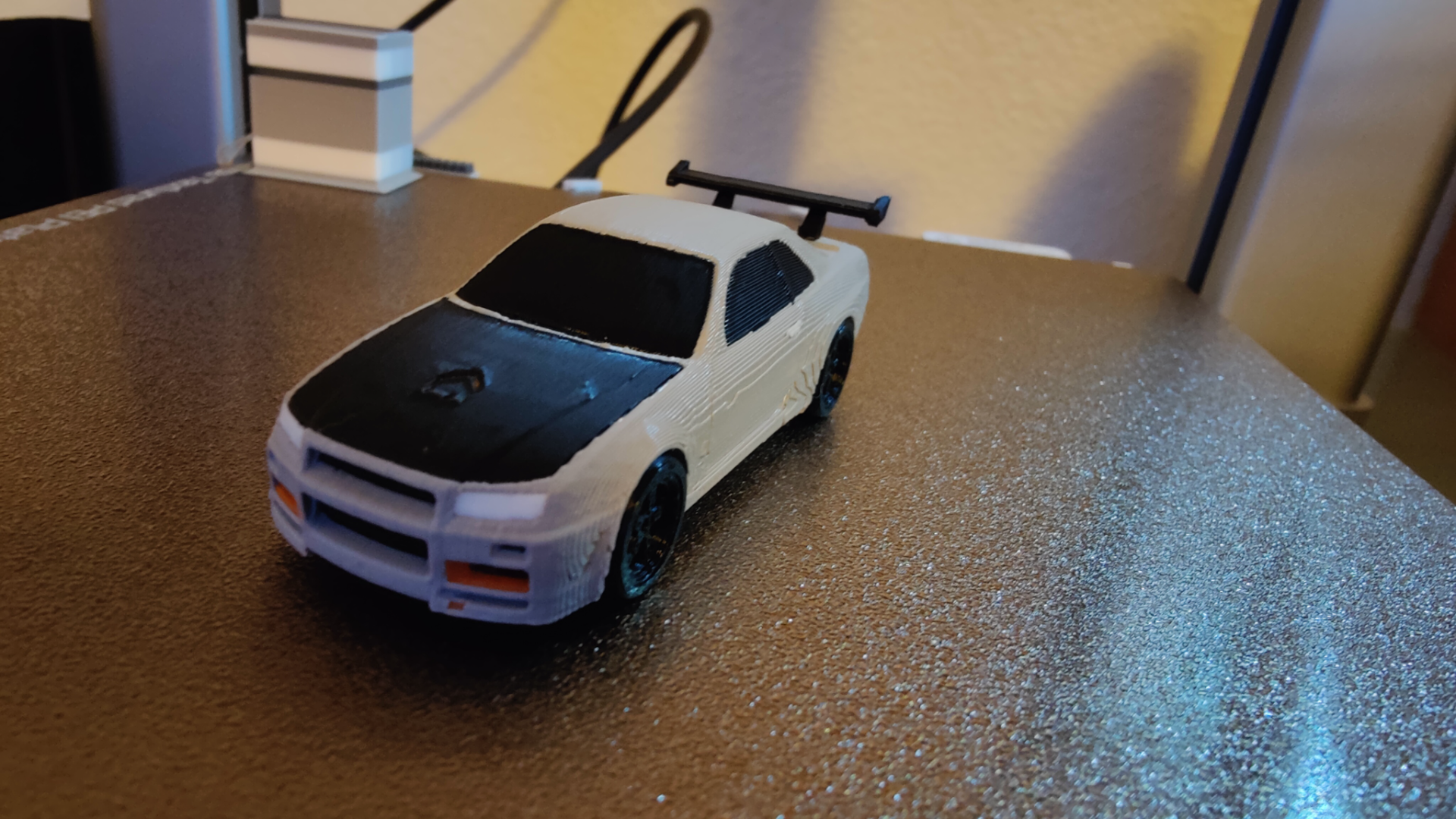 nissan skyline gtr print in place painted remixed by michadr toys & games car 3D print model - Mito3D