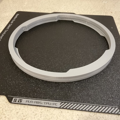 anelli cartone bobina in bambu ams single piatto stampa condivisa by geoprime 3d stampante accessori 3d print model - Mito3D