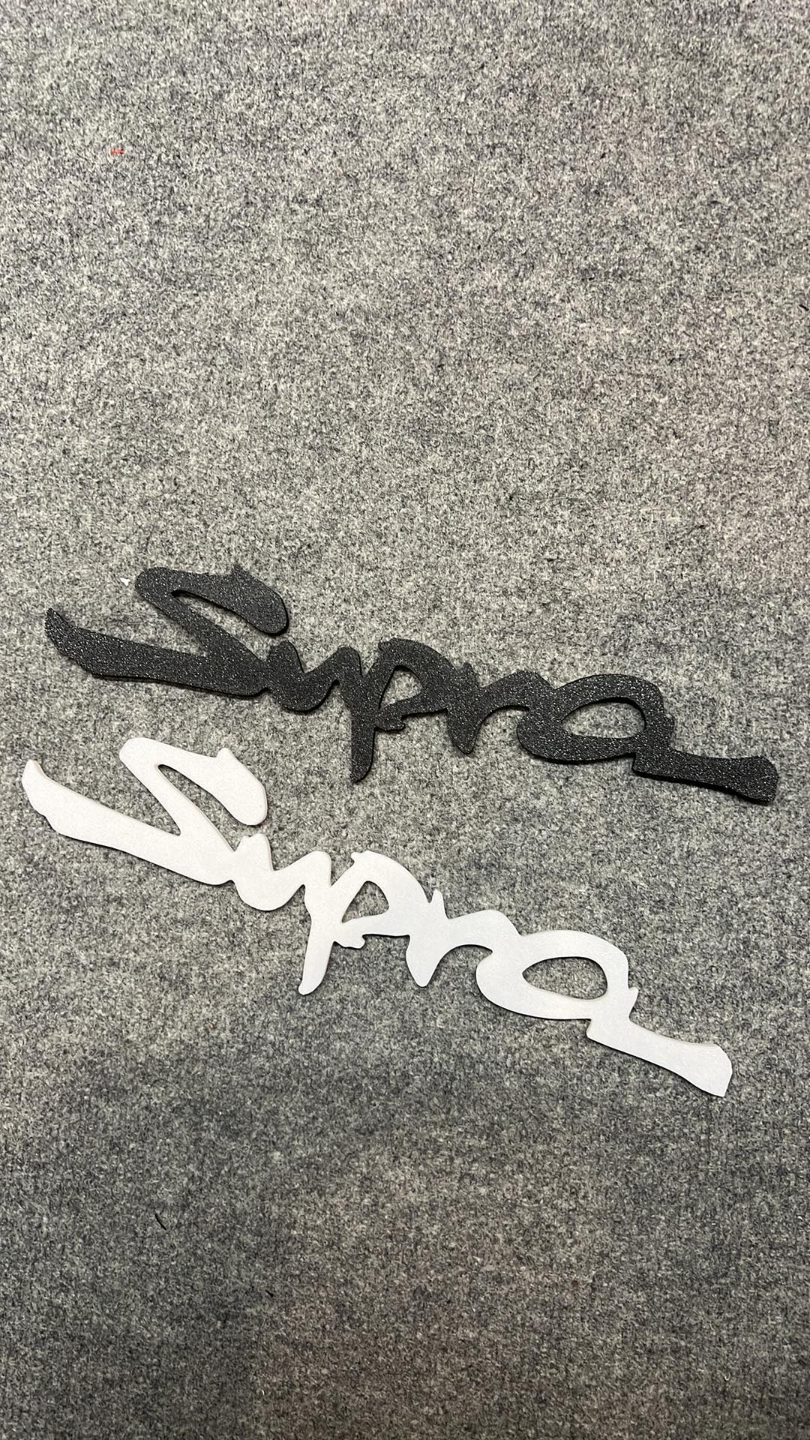 toyota supra logo by línea roja arte señales logos jdm 3D print model - Mito3D