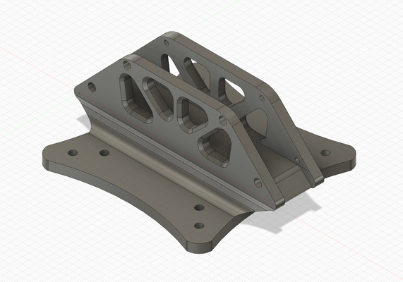 ams lite vesa 75 100 montieren by düsterland 3d drucker teile adapter zubehör 3d print model - Mito3D