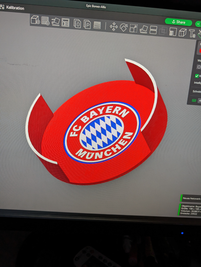 bayern untersetzer schale by alles wird gold arte sculture 3d print model - Mito3D