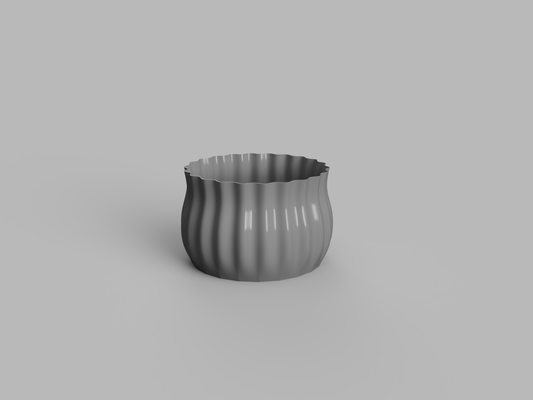 élégant vase by conception tommy ménage décor art moderne minimal 3d print model - Mito3D