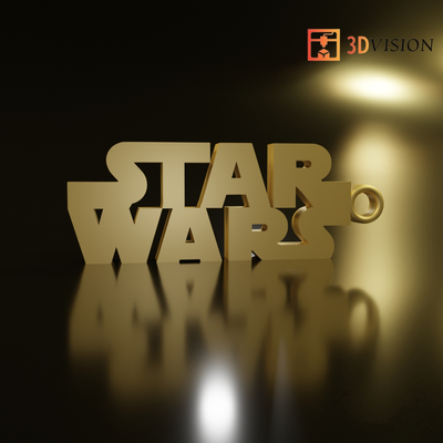 star wars keychain by 3dvision art models starwars starwarskeychain 3d print model - Mito3D