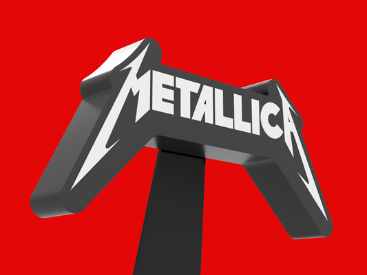 metallica caixa luz by valeria momo mattia arte sinais logotipos música metal logotipo placa conduziu 3d print model - Mito3D